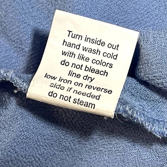 Studio Works | Periwinkle Lace Trim Open Front Cardigan | Large - Picture 6 of 6